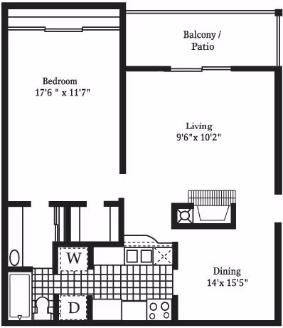 Unit 1.0206 1.0206 floor plan